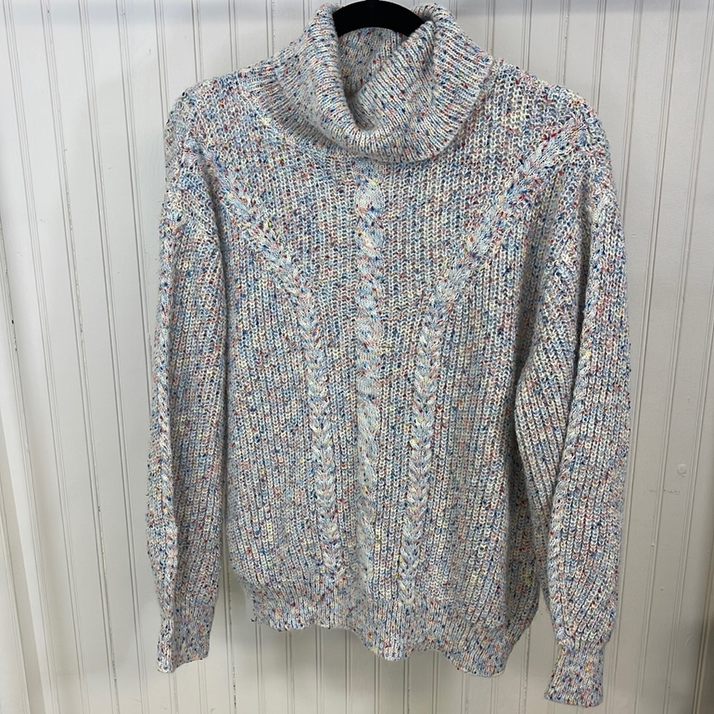 Venus speckled turtleneck sweater